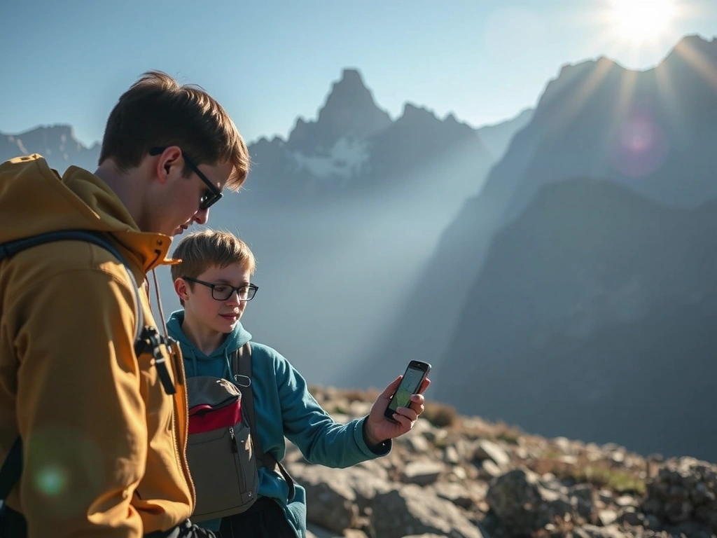 Escursionisti in quota